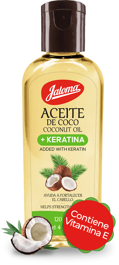  Jaloma Aceite de Coco, Protección e hidratación para la piel y  el cabello, Humecta y suaviza la piel, Ayuda a prevenir el daño del  cabello, Repara las puntas abiertas, Antiestática, 120